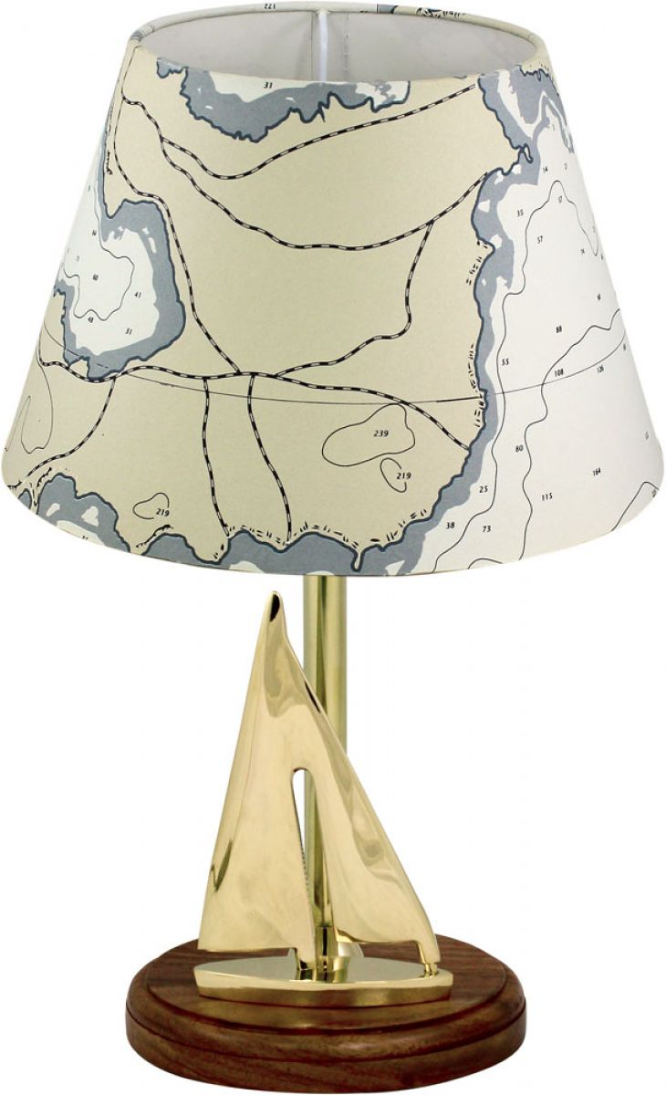 2. Bild Lampe - Segelyacht Kartenoptik 9248-6693