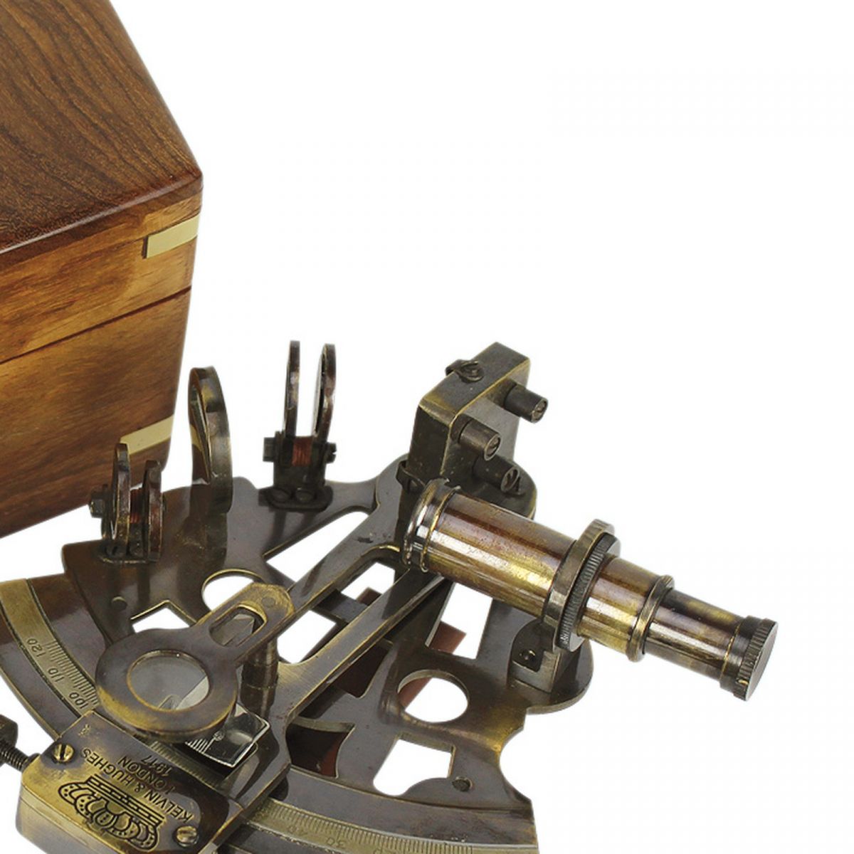 3. Bild Sextant in Holzbox 9327