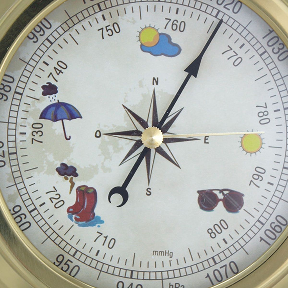 4. Bild Barometer mit Design-Zifferblatt 9428