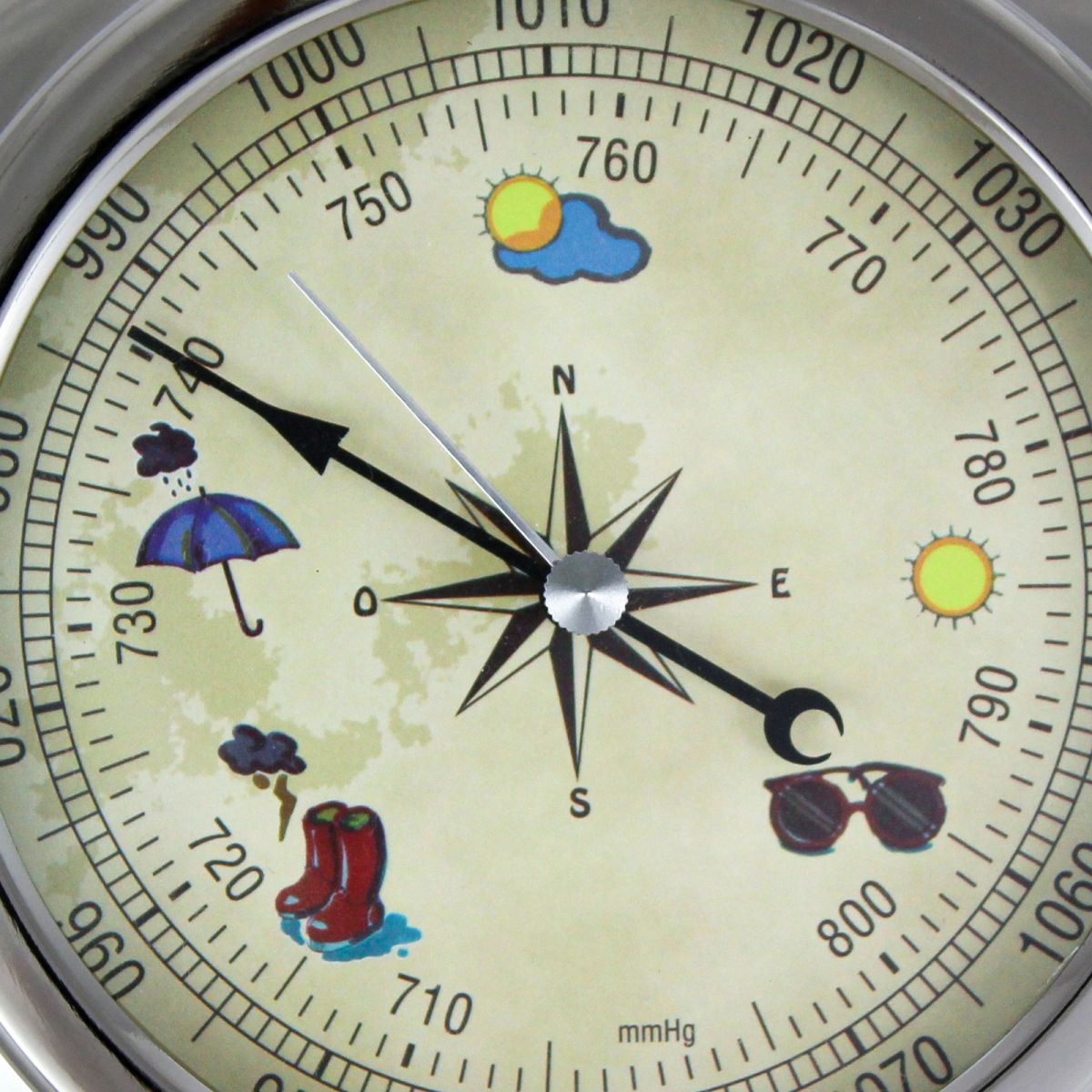 4. Bild Barometer mit Design-Zifferblatt 9428N