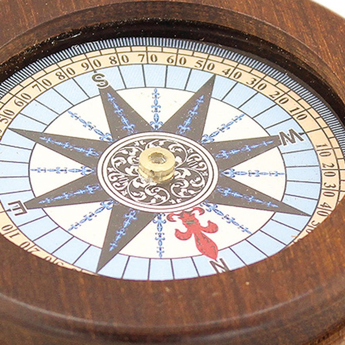 4. Bild Kompass mit Glas im Deckel 9456