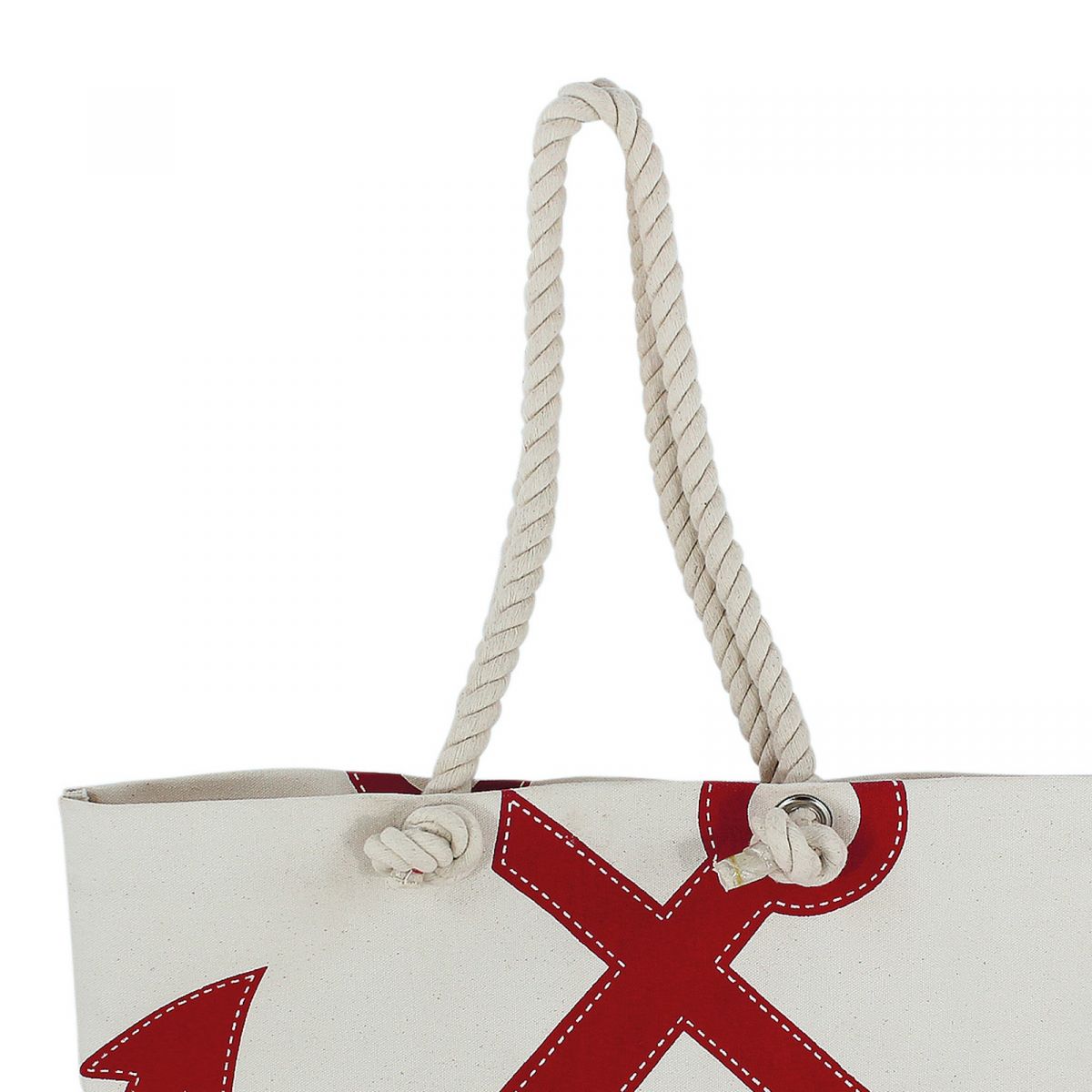 2. Bild Strandtasche / Handtasche mit Anker-Motiv 9830