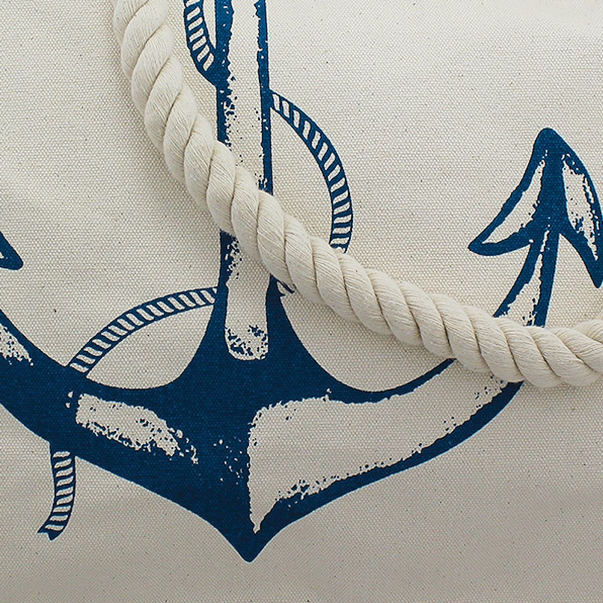 4. Bild Strandtasche / Handtasche mit Anker-Motiv 9834