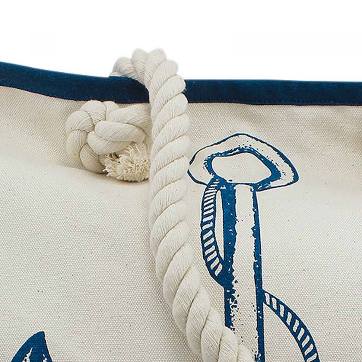 5. Bild Strandtasche / Handtasche mit Anker-Motiv 9834