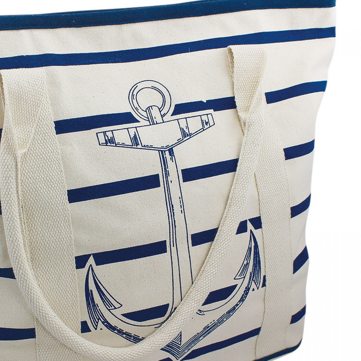 3. Bild Strandtasche / Handtasche mit Anker-Motiv 9835