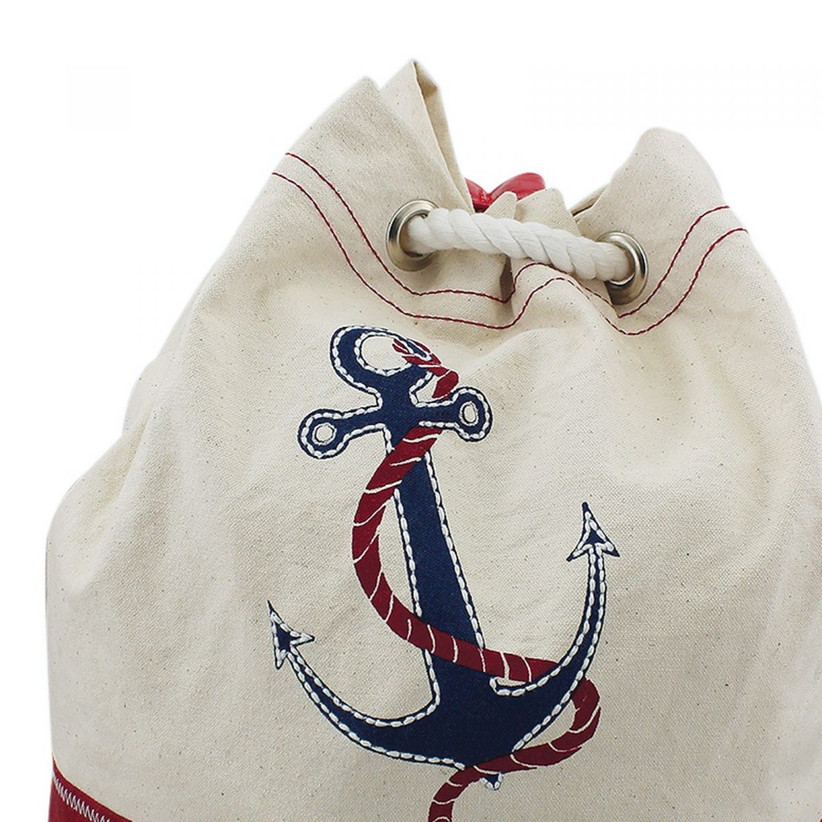 2. Bild Strandbeutel / Rucksack mit Anker-Motiv 9850