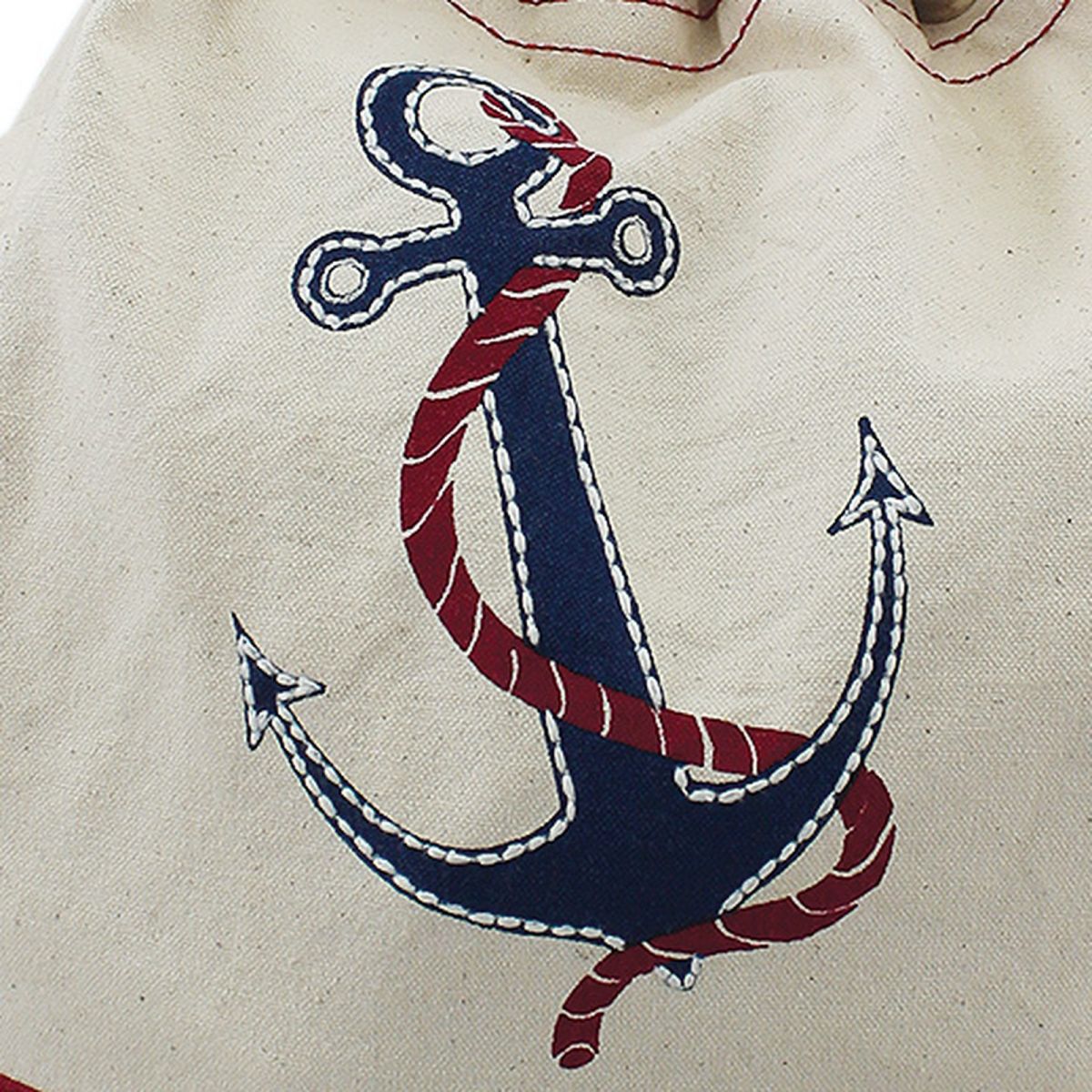 4. Bild Strandbeutel / Rucksack mit Anker-Motiv 9850