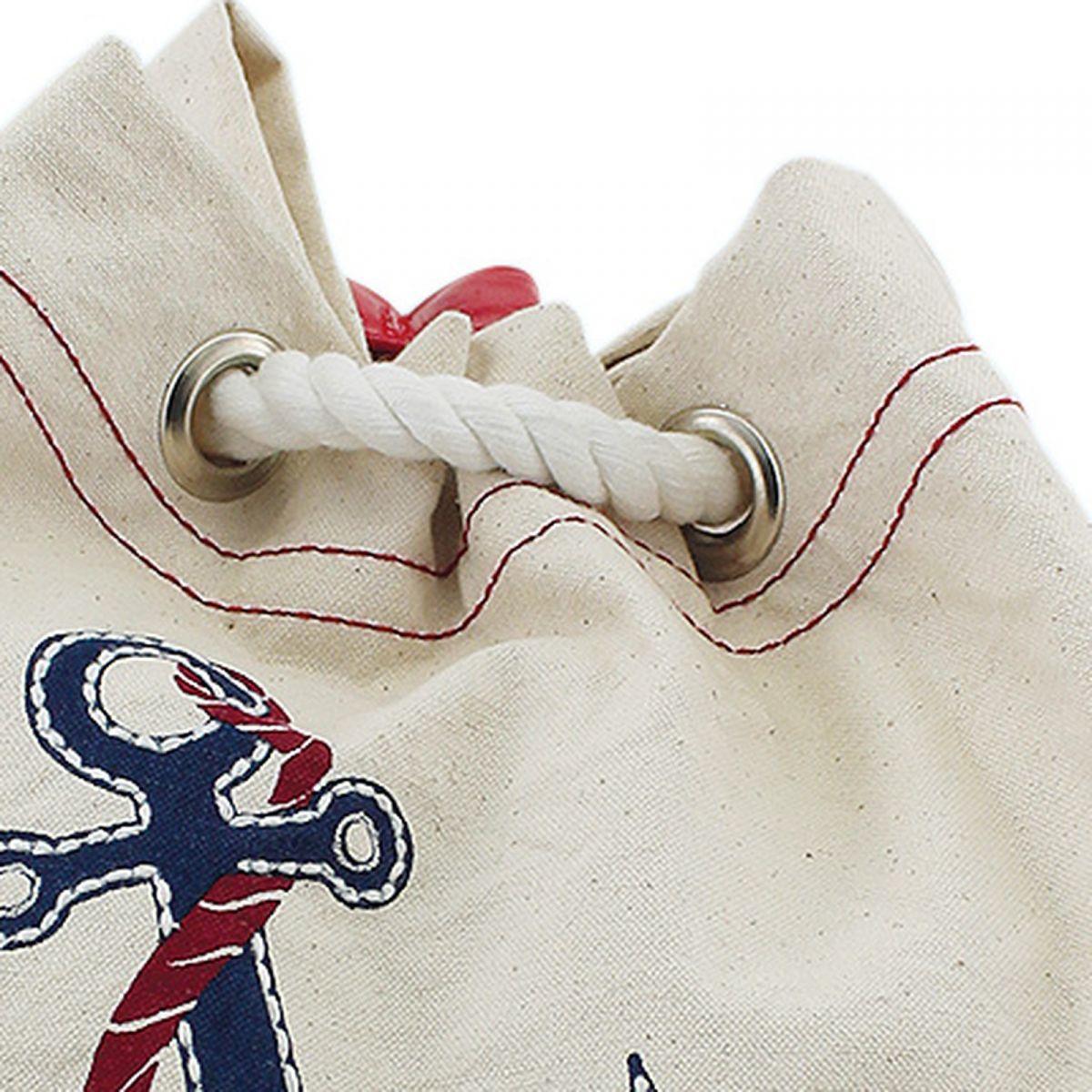 5. Bild Strandbeutel / Rucksack mit Anker-Motiv 9850