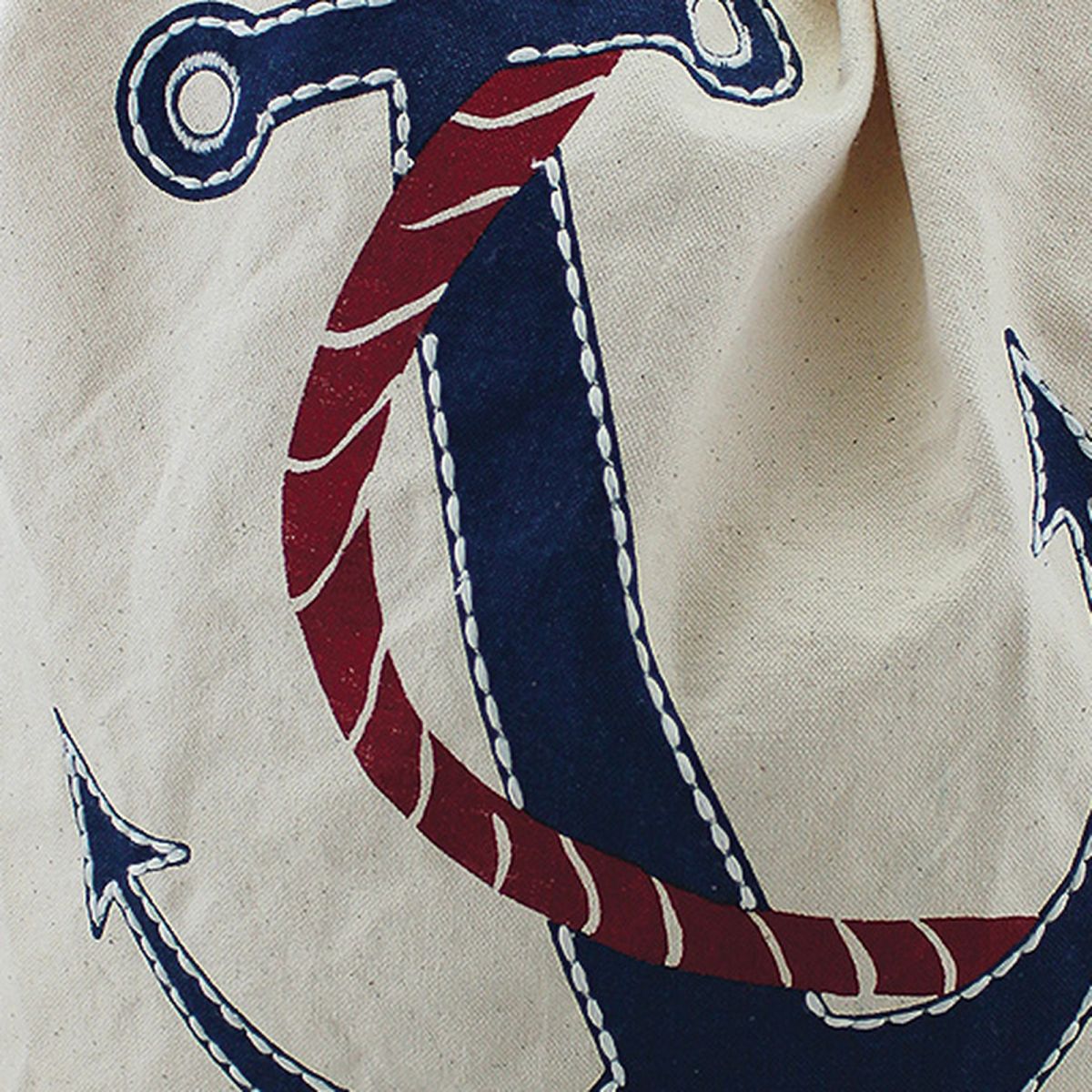 4. Bild Strandbeutel / Rucksack mit Anker-Motiv 9851