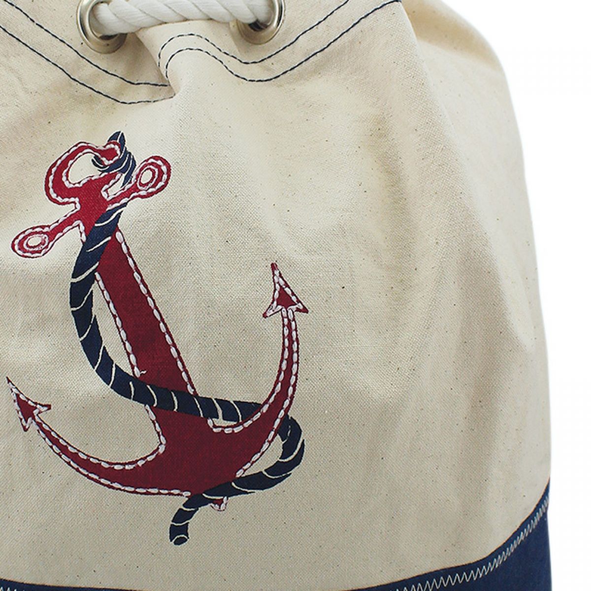 3. Bild Strandbeutel / Rucksack mit Anker-Motiv 9852