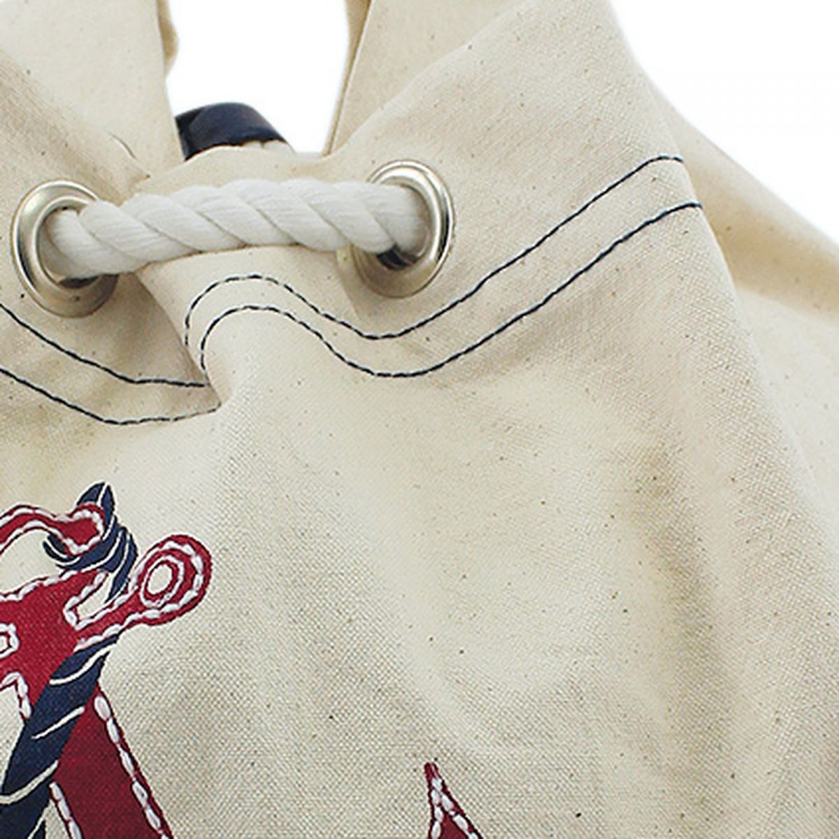 5. Bild Strandbeutel / Rucksack mit Anker-Motiv 9852