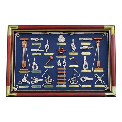 Knotentafel hinter Glas 5569