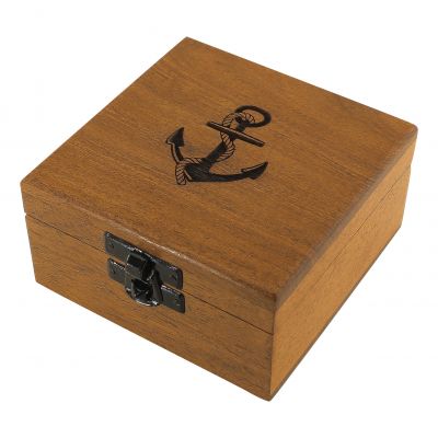 Holzbox mit Anker-Lasergravur 7300