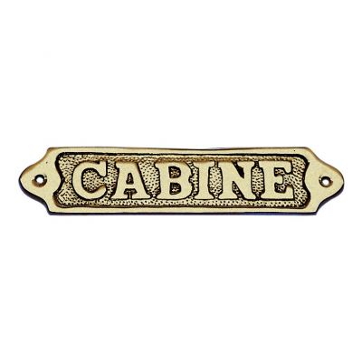 Türschild CABINE