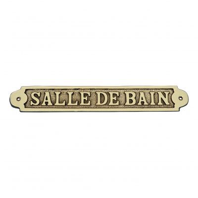 Türschild SALLE DE BAIN