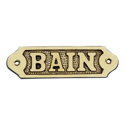 Türschild BAIN 7556