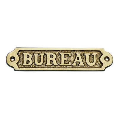 Türschild BUREAU