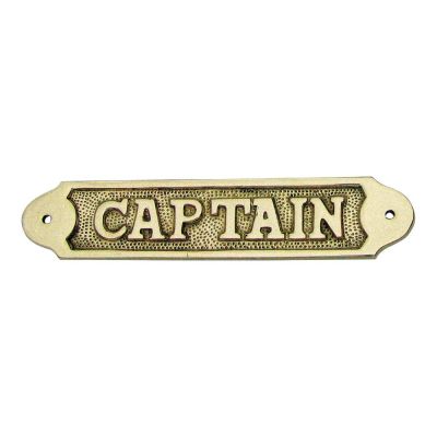 Türschild CAPTAIN