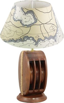 Lampe - Blockrolle Kartenoptik 9094-6694
