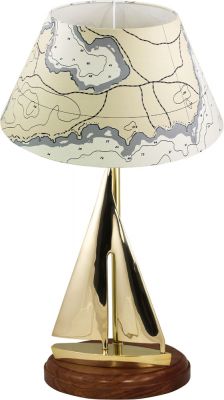 Lampe - Segelyacht Kartenoptik 9160-6694