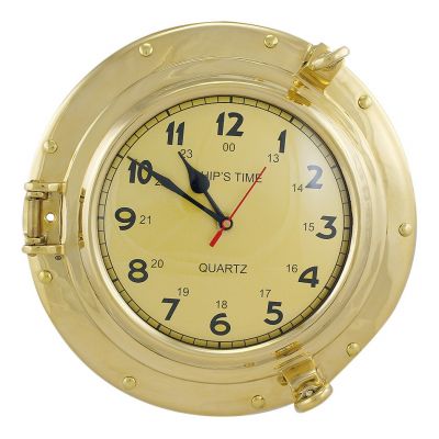 Uhr im Bullauge 9238