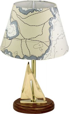 Lampe - Segelyacht Kartenoptik 9248-6693