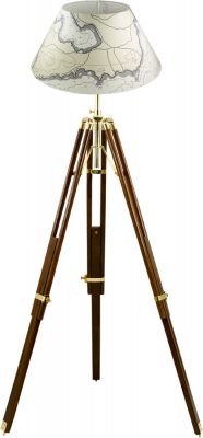 Stativ-Lampe Kartenoptik 9298-6695