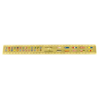 Lineal Flaggenalphabet 30cm 9517