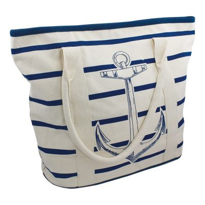 Strandtasche / Handtasche mit Anker-Motiv 9835