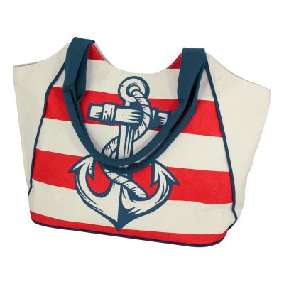 Strandtasche / Handtasche mit Anker-Motiv 9839